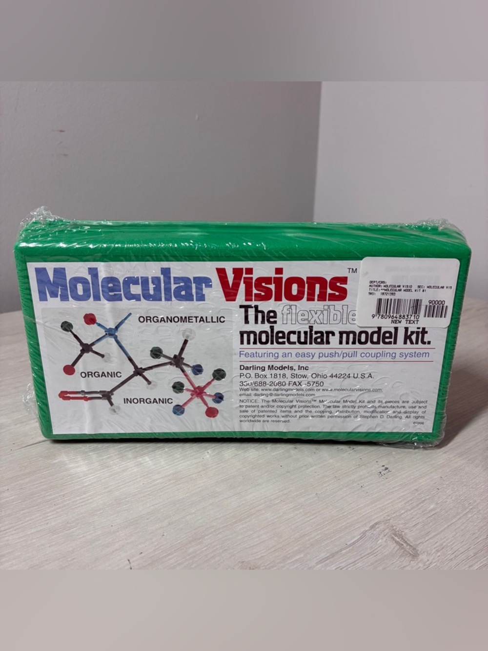 NWT Molecular Visions Model Kit #1 Organic Chemistry Darling Models Set New